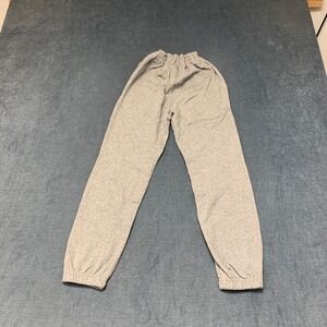 Nike 3BRAND Sweatpants Boys M Heather Gray Fleece Lined Drawstring Tapered Leg